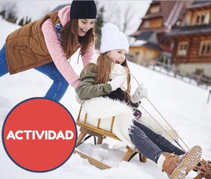 Excursion trineo en la nieve en Bariloche